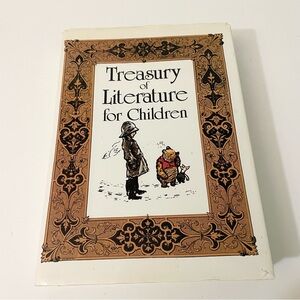 Vtg Treasury of Literature for Children Illustrations Hardcover Book Winnie